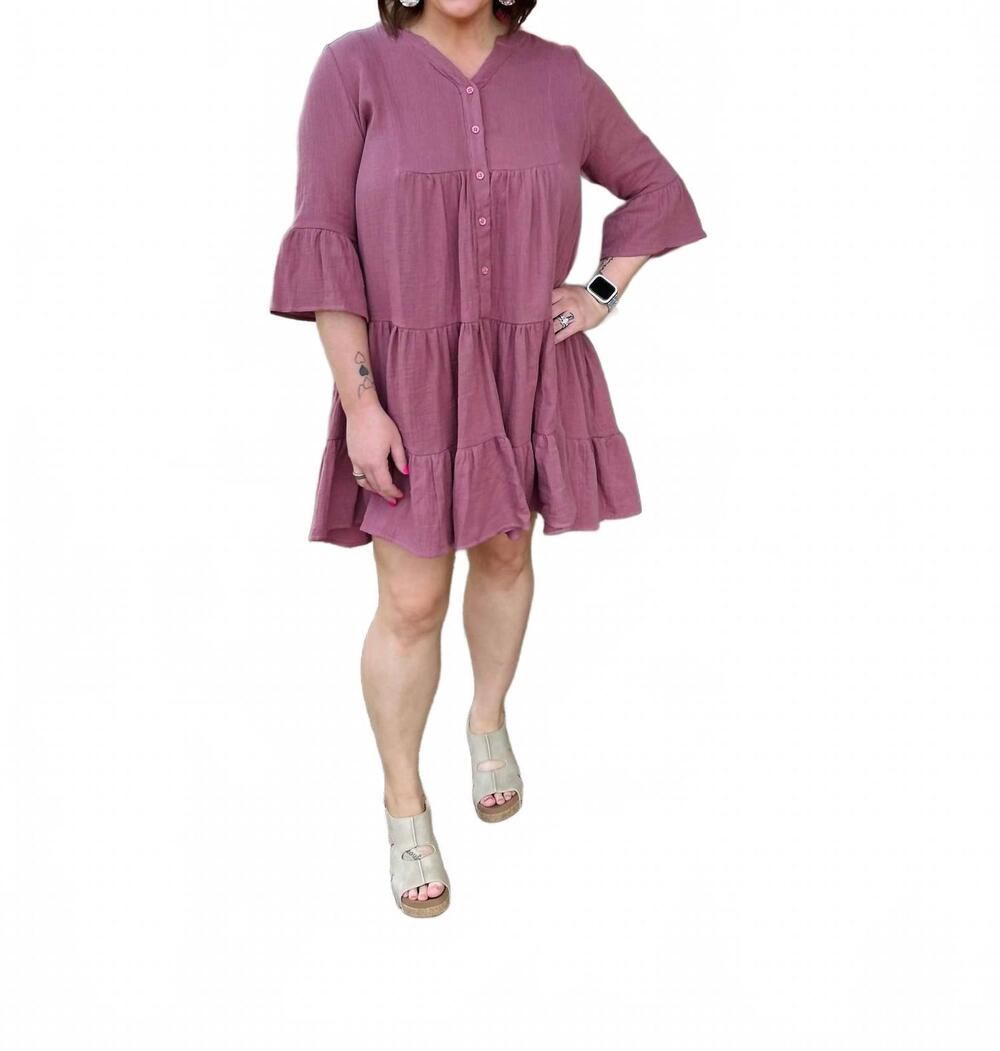 NEW COCO + CARMEN briar mini dress in blush
